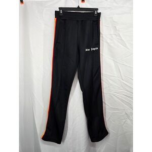 Palm Angels Black Rainbow Stripe Track Pants PMCA007F18384043 Mens Small S